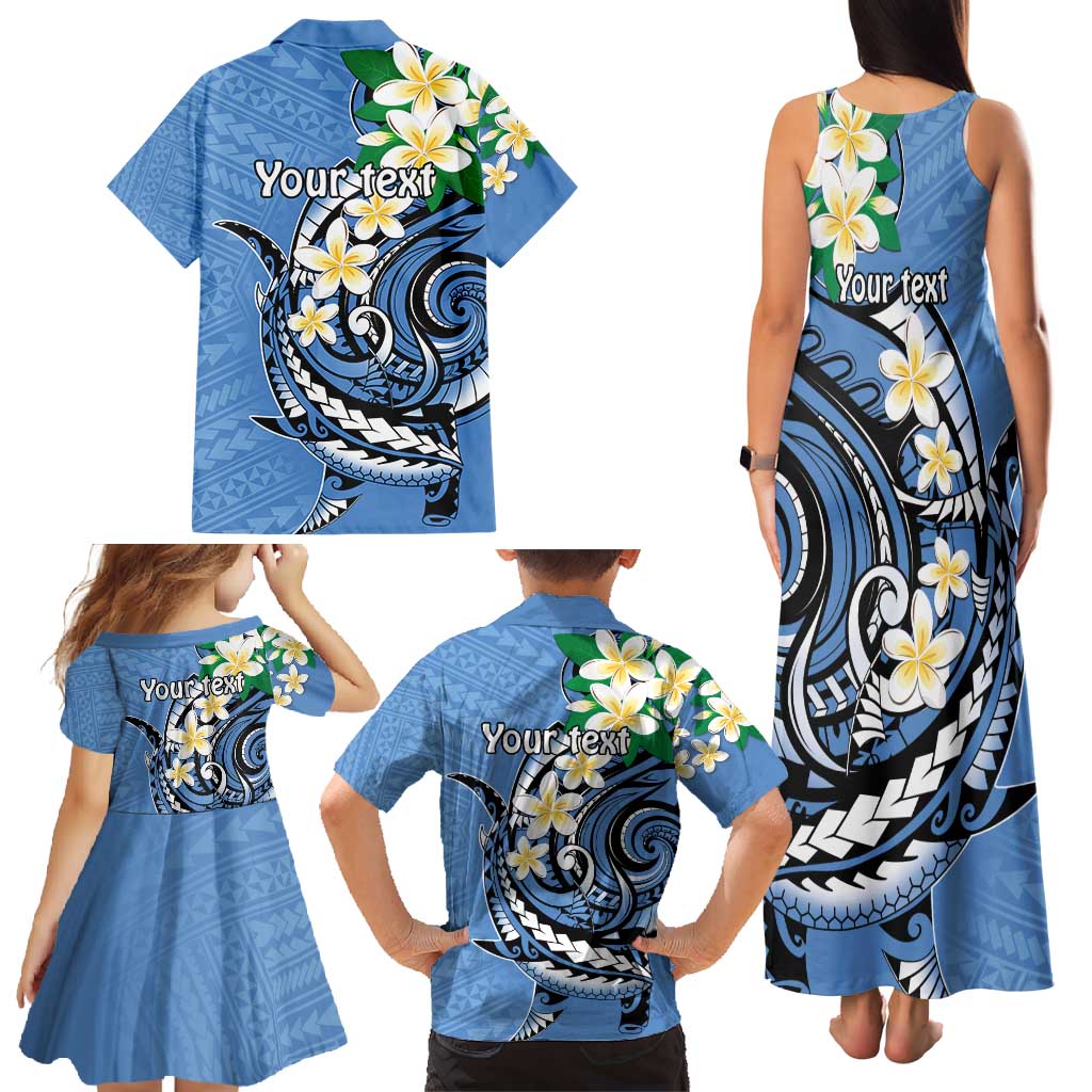 FSM Kosrae Polynesian Shark Tattoo Personalised Family Matching Tank Maxi Dress and Hawaiian Shirt LT9 - Polynesian Pride