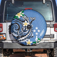 FSM Kosrae Polynesian Shark Tattoo Personalised Spare Tire Cover LT9 Blue - Polynesian Pride