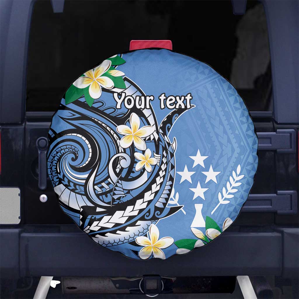 FSM Kosrae Polynesian Shark Tattoo Personalised Spare Tire Cover LT9 - Polynesian Pride