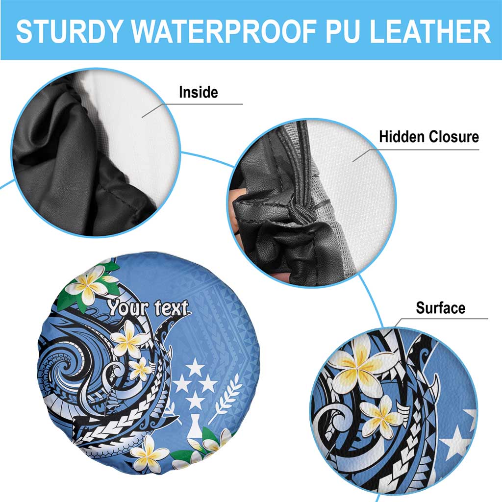 FSM Kosrae Polynesian Shark Tattoo Personalised Spare Tire Cover LT9 - Polynesian Pride