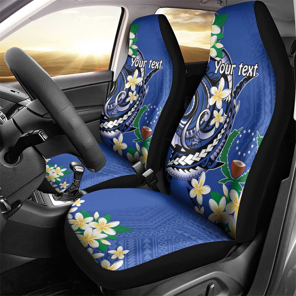 FSM Pohnpei Polynesian Shark Tattoo Personalised Car Seat Cover LT9 - Polynesian Pride