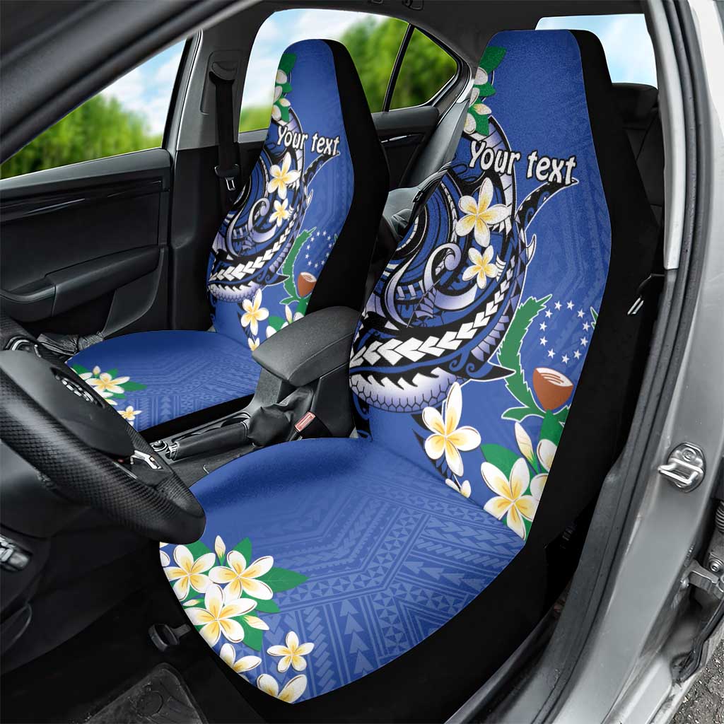 FSM Pohnpei Polynesian Shark Tattoo Personalised Car Seat Cover LT9 - Polynesian Pride