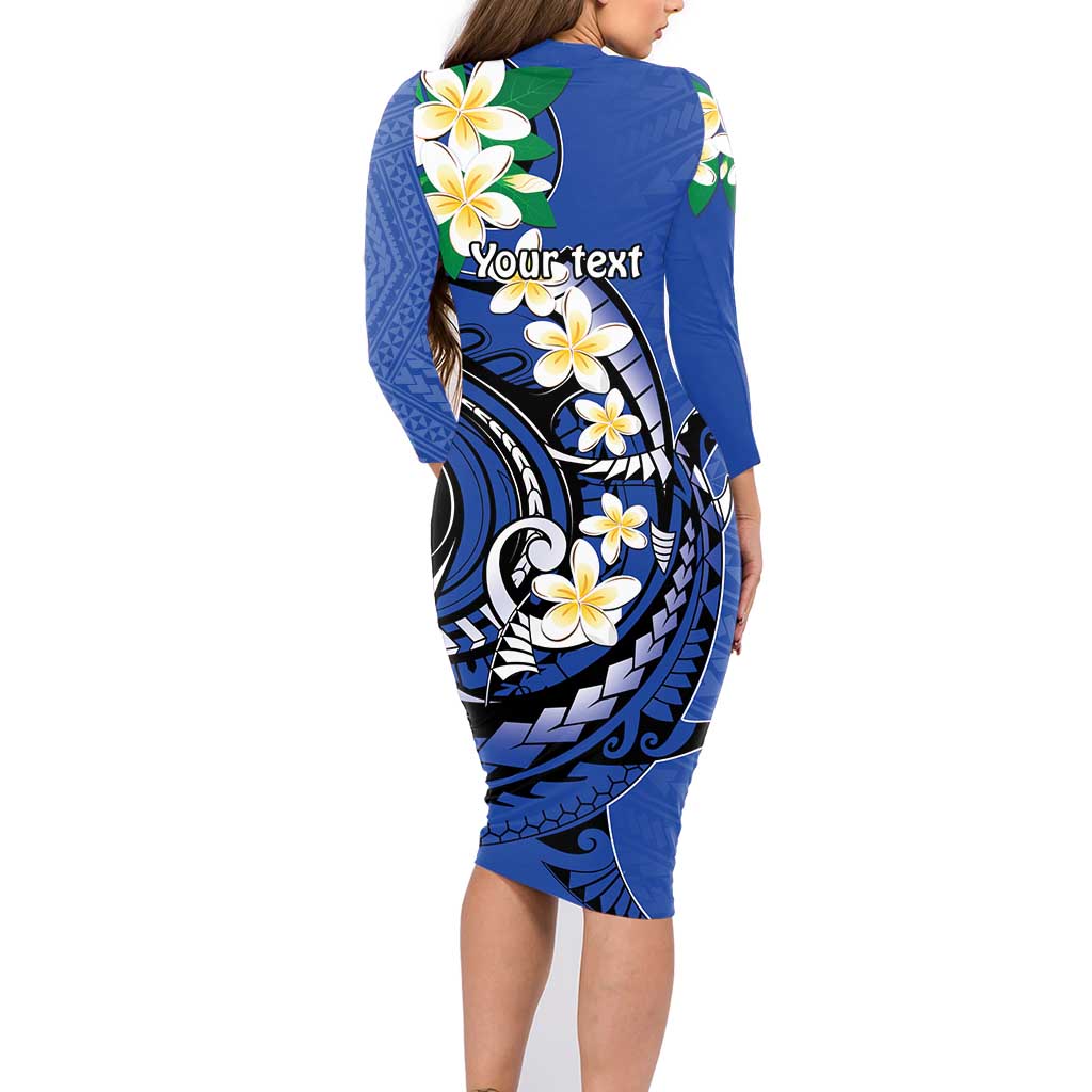 FSM Pohnpei Polynesian Shark Tattoo Personalised Family Matching Long Sleeve Bodycon Dress and Hawaiian Shirt LT9 - Polynesian Pride