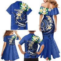 FSM Pohnpei Polynesian Shark Tattoo Personalised Family Matching Mermaid Dress and Hawaiian Shirt LT9 - Polynesian Pride