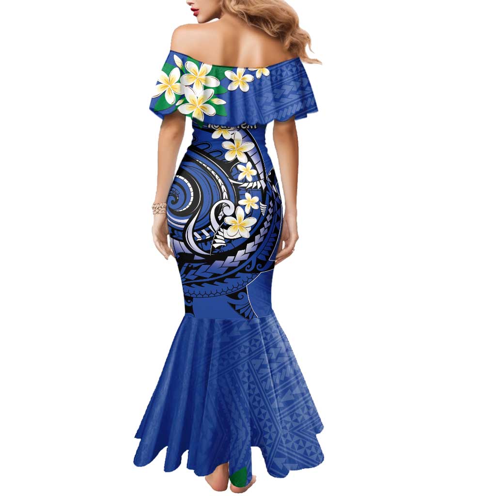 FSM Pohnpei Polynesian Shark Tattoo Personalised Family Matching Mermaid Dress and Hawaiian Shirt LT9 - Polynesian Pride