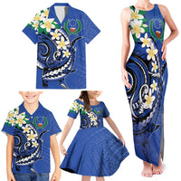 FSM Pohnpei Polynesian Shark Tattoo Personalised Family Matching Tank Maxi Dress and Hawaiian Shirt LT9 - Polynesian Pride