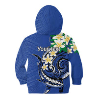 FSM Pohnpei Polynesian Shark Tattoo Personalised Kid Hoodie LT9 - Polynesian Pride