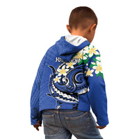 FSM Pohnpei Polynesian Shark Tattoo Personalised Kid Hoodie LT9 - Polynesian Pride