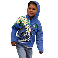 FSM Pohnpei Polynesian Shark Tattoo Personalised Kid Hoodie LT9 - Polynesian Pride