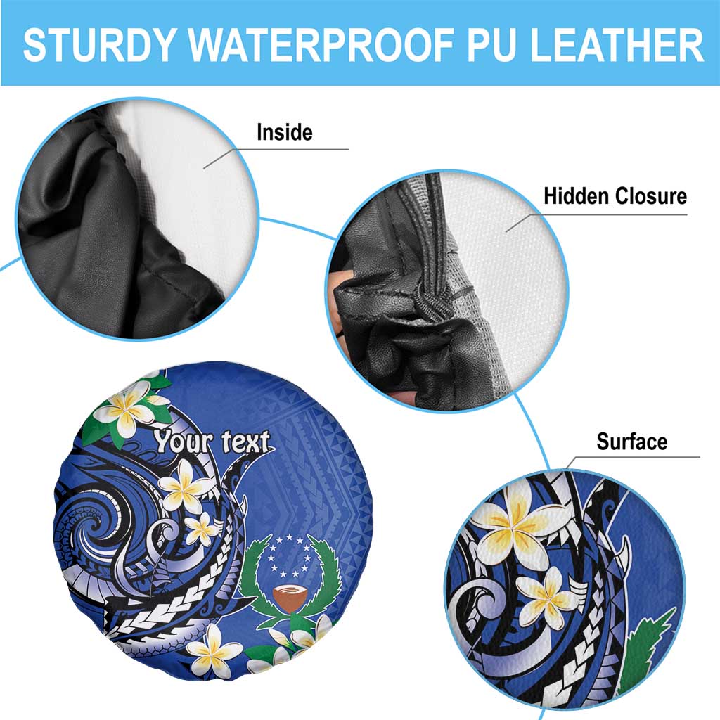 FSM Pohnpei Polynesian Shark Tattoo Personalised Spare Tire Cover