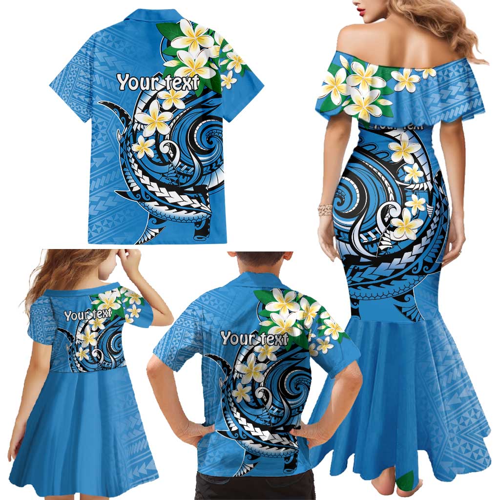 FSM Yap State Polynesian Shark Tattoo Personalised Family Matching Mermaid Dress and Hawaiian Shirt LT9 - Polynesian Pride