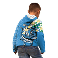 FSM Yap State Polynesian Shark Tattoo Personalised Kid Hoodie LT9 - Polynesian Pride