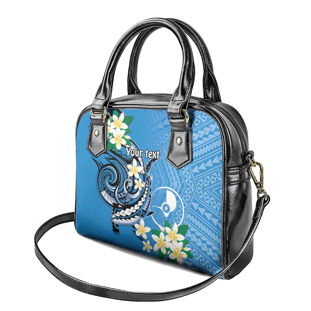 FSM Yap State Polynesian Shark Tattoo Personalised Shoulder Handbag