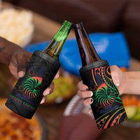 New Caledonia Polynesian Tatoo Personalised 4 in 1 Can Cooler Tumbler