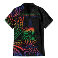 New Caledonia Polynesian Tatoo Personalised Family Matching Mermaid Dress and Hawaiian Shirt LT9 - Polynesian Pride