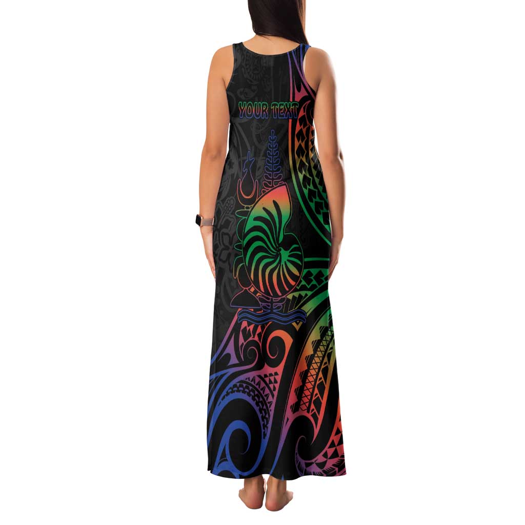 New Caledonia Polynesian Tatoo Personalised Family Matching Tank Maxi Dress and Hawaiian Shirt LT9 - Polynesian Pride