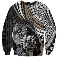 personalised-polynesia-skull-sweatshirt-tattoo-in-the-style-of-maori-with-marine-life-gold