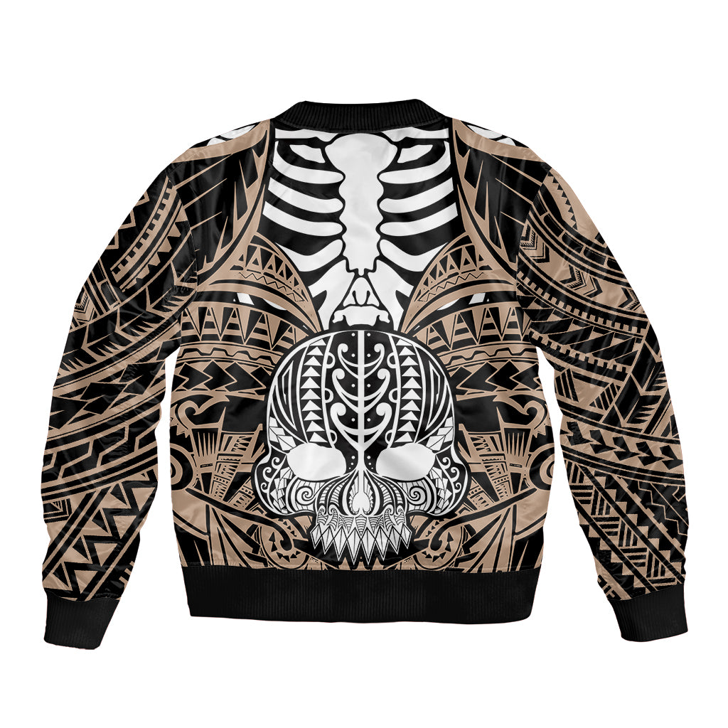 personalised-polynesia-skull-bomber-jacket-with-boars-tusk-gold-arty-vibe