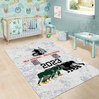 New Zealand South Africa Rugby Area Rug History Commemorative World Cup Winners Unique LT9 - Polynesian Pride