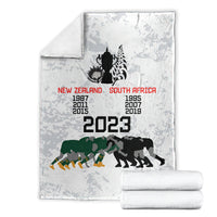New Zealand South Africa Rugby Blanket History Commemorative World Cup Winners Unique LT9 - Polynesian Pride