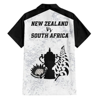 New Zealand South Africa Rugby Family Matching Off Shoulder Maxi Dress and Hawaiian Shirt History Commemorative World Cup Winners Unique LT9 - Polynesian Pride