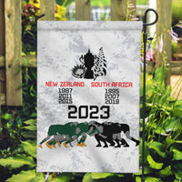 New Zealand South Africa Rugby Garden Flag History Commemorative World Cup Winners Unique LT9 Garden Flag White - Polynesian Pride