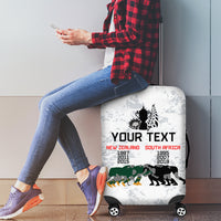 Custom New Zealand South Africa Rugby Luggage Cover History Commemorative World Cup Winners Unique LT9 - Polynesian Pride
