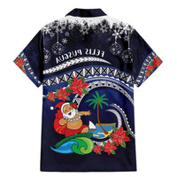Felis Pusgua Guam Santa Family Matching Mermaid Dress and Hawaiian Shirt Merry Christmas with Polynesian Tribal LT9 - Polynesian Pride