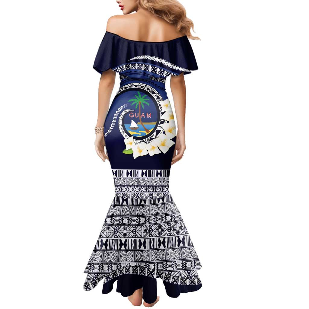 Hafai Adai Guam Guasalis Family Matching Mermaid Dress and Hawaiian Shirt Polynesian Tribal Pattern LT9 - Polynesian Pride