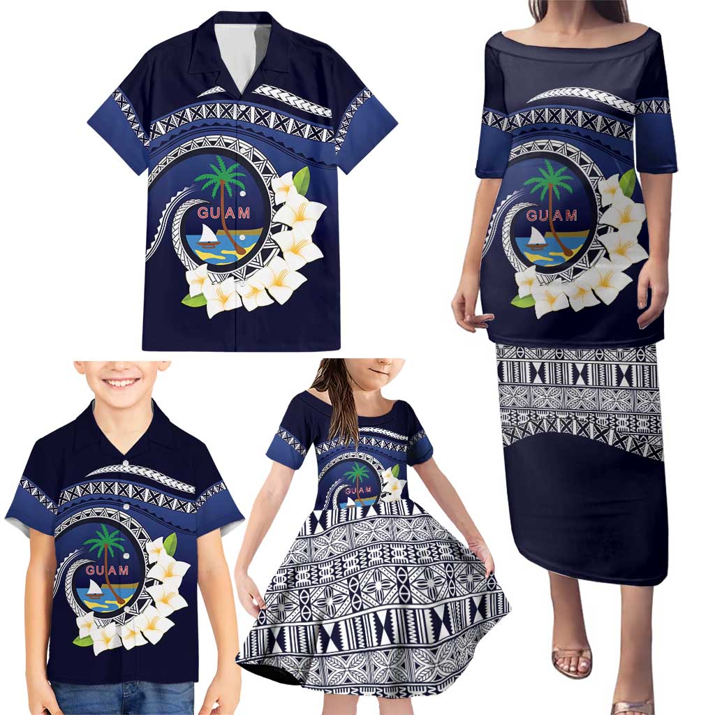 Hafai Adai Guam Guasalis Family Matching Puletasi and Hawaiian Shirt Polynesian Tribal Pattern LT9 - Polynesian Pride