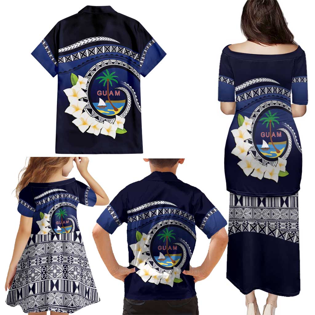 Hafai Adai Guam Guasalis Family Matching Puletasi and Hawaiian Shirt Polynesian Tribal Pattern LT9 - Polynesian Pride