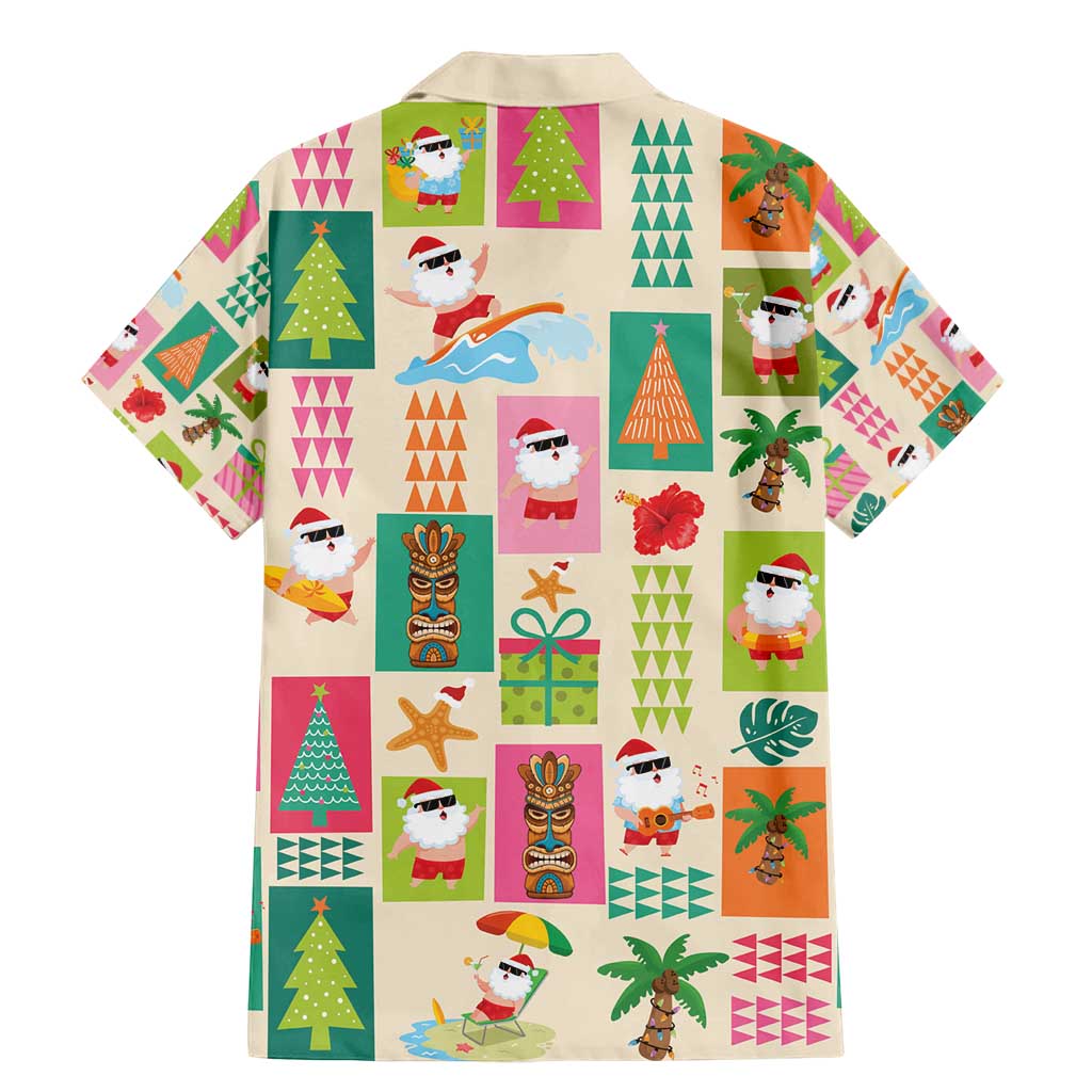 Mele Kalikimaka Hawaii Christmas Family Matching Mermaid Dress and Hawaiian Shirt Funny Santan Hippie Style LT9 - Polynesian Pride
