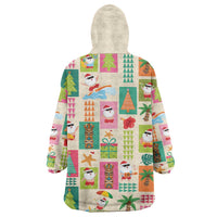 Mele Kalikimaka Hawaii Christmas Wearable Blanket Hoodie Funny Santan Hippie Style LT9 - Polynesian Pride