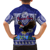 American Samoa Christmas Family Matching Puletasi Dress and Hawaiian Shirt Manuia le Kerisimasi Polynesian Tribal LT9 - Polynesian Pride