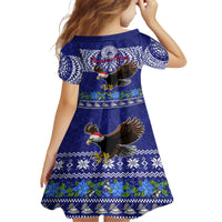American Samoa Christmas Family Matching Puletasi Dress and Hawaiian Shirt Manuia le Kerisimasi Polynesian Tribal LT9 - Polynesian Pride