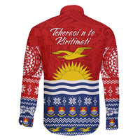 Kiribati Christmas Family Matching Tank Maxi Dress and Hawaiian Shirt Tekeraoi n Te Tiritimati Polynesian Tribal LT9 - Polynesian Pride