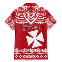 Personalised Wallis and Futuna Christmas Family Matching Mermaid Dress and Hawaiian Shirt Polynesian Tribal LT9 - Polynesian Pride