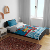 Fijian Tagimoucia Flowers Bedding Set Christmas Coquette bow LT9 - Polynesian Pride