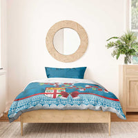 Fijian Tagimoucia Flowers Bedding Set Christmas Coquette bow LT9 - Polynesian Pride