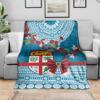 Fijian Tagimoucia Flowers Blanket Christmas Coquette bow LT9 - Polynesian Pride
