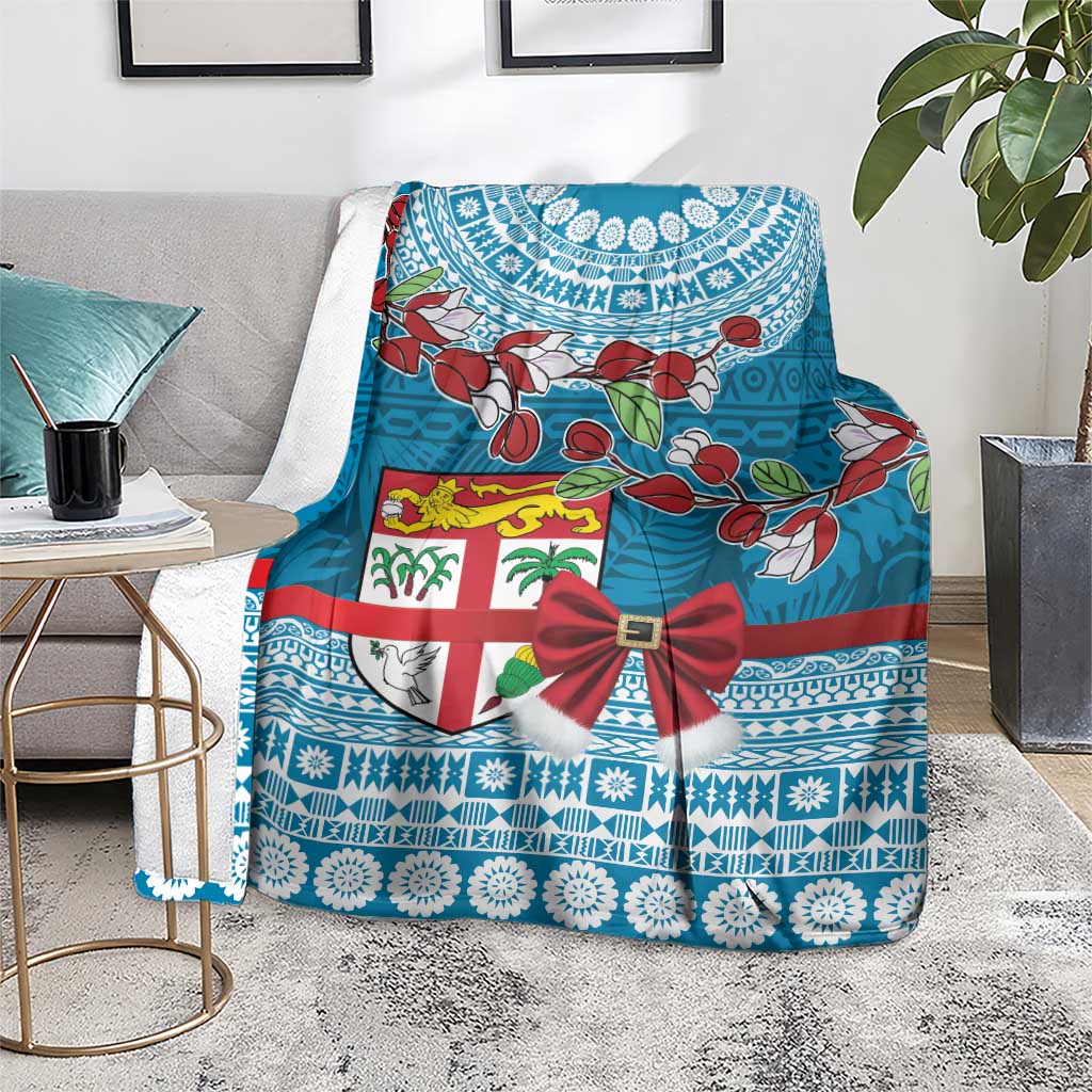 Fijian Tagimoucia Flowers Blanket Christmas Coquette bow LT9 - Polynesian Pride