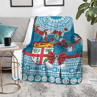 Fijian Tagimoucia Flowers Blanket Christmas Coquette bow LT9 - Polynesian Pride