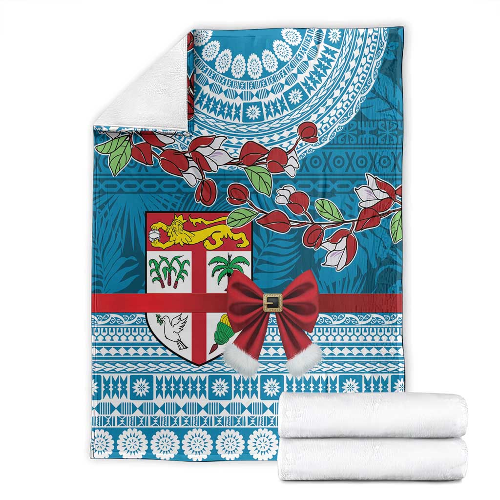 Fijian Tagimoucia Flowers Blanket Christmas Coquette bow LT9 - Polynesian Pride