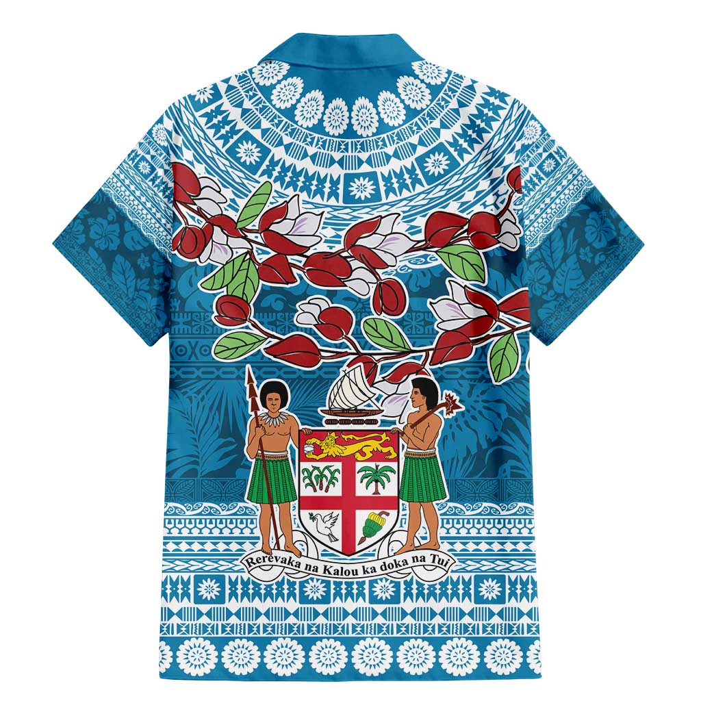 Fijian Tagimoucia Flowers Family Matching Mermaid Dress and Hawaiian Shirt Christmas Coquette bow LT9 - Polynesian Pride