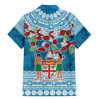 Fijian Tagimoucia Flowers Family Matching Mermaid Dress and Hawaiian Shirt Christmas Coquette bow LT9 - Polynesian Pride