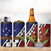Samoan Ula Fala Flowers 4 in 1 Can Cooler Tumbler Christmas Santa Belt LT9 - Polynesian Pride