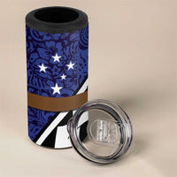 Samoan Ula Fala Flowers 4 in 1 Can Cooler Tumbler Christmas Santa Belt LT9 - Polynesian Pride
