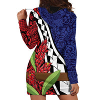 Samoan Ula Fala Flowers Hoodie Dress Christmas Santa Belt LT9 - Polynesian Pride