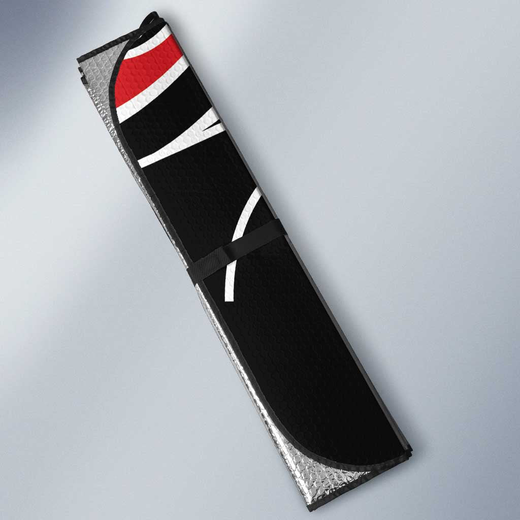 Aotearoa Toitu Te Tiriti Auto Sun Shade New Zealand Stand Together Stand Stronger LT9 - Polynesian Pride