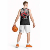 Aotearoa Toitu Te Tiriti Basketball Jersey New Zealand Stand Together Stand Stronger LT9 - Polynesian Pride